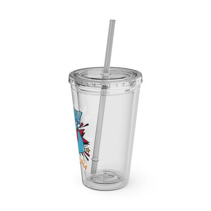 Sunsplash Tumbler with Straw, 16oz