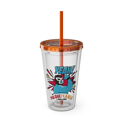 Sunsplash Tumbler with Straw, 16oz