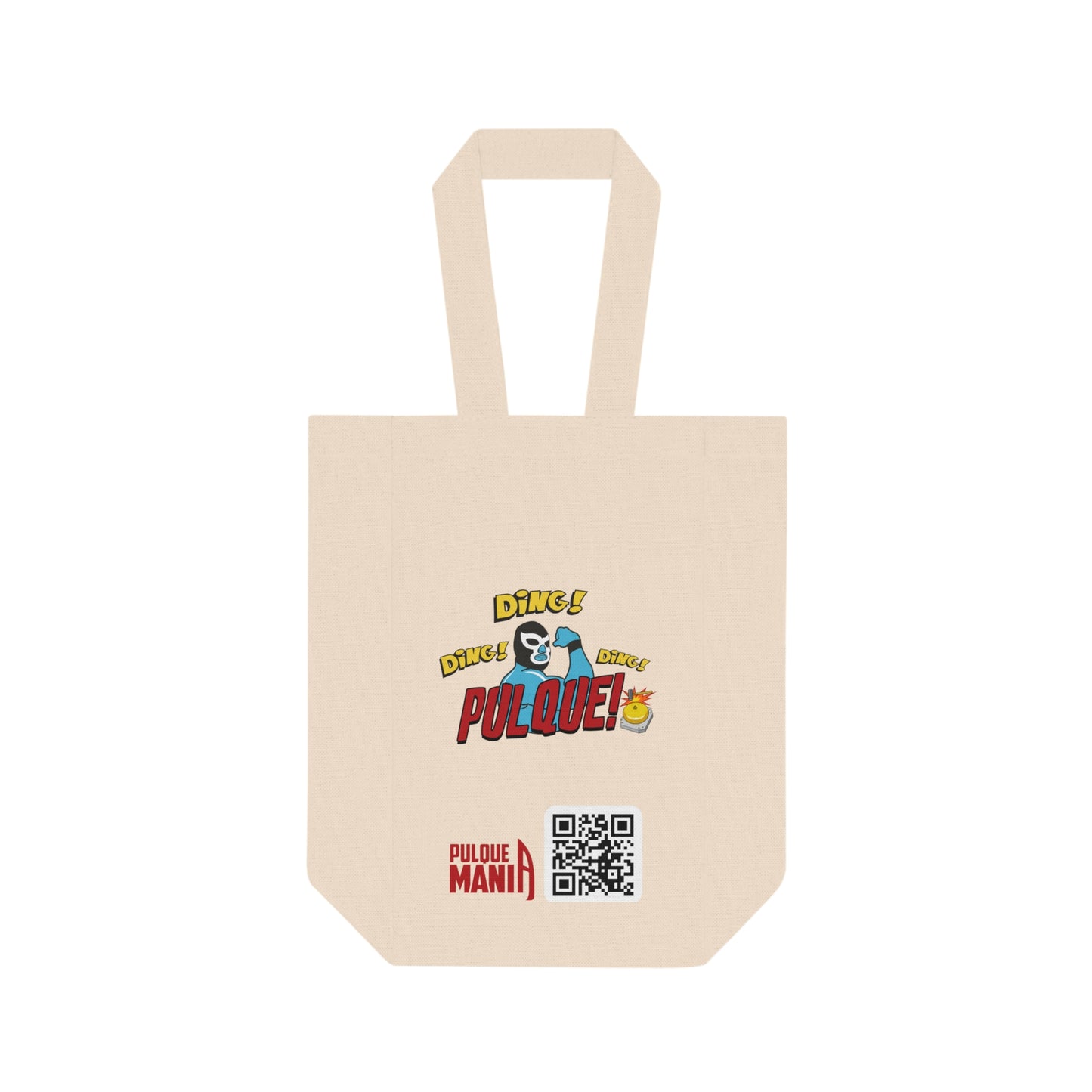 DING DING DING PULQUE - Double Wine Tote Bag