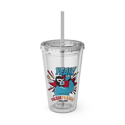 Sunsplash Tumbler with Straw, 16oz