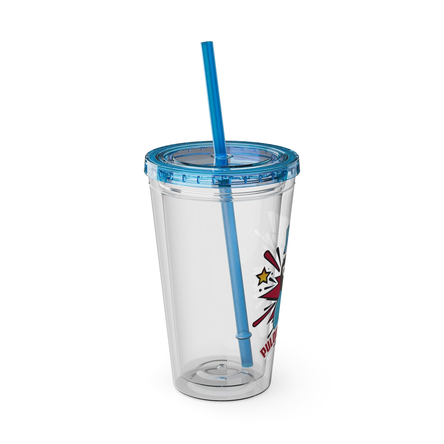 Sunsplash Tumbler with Straw, 16oz