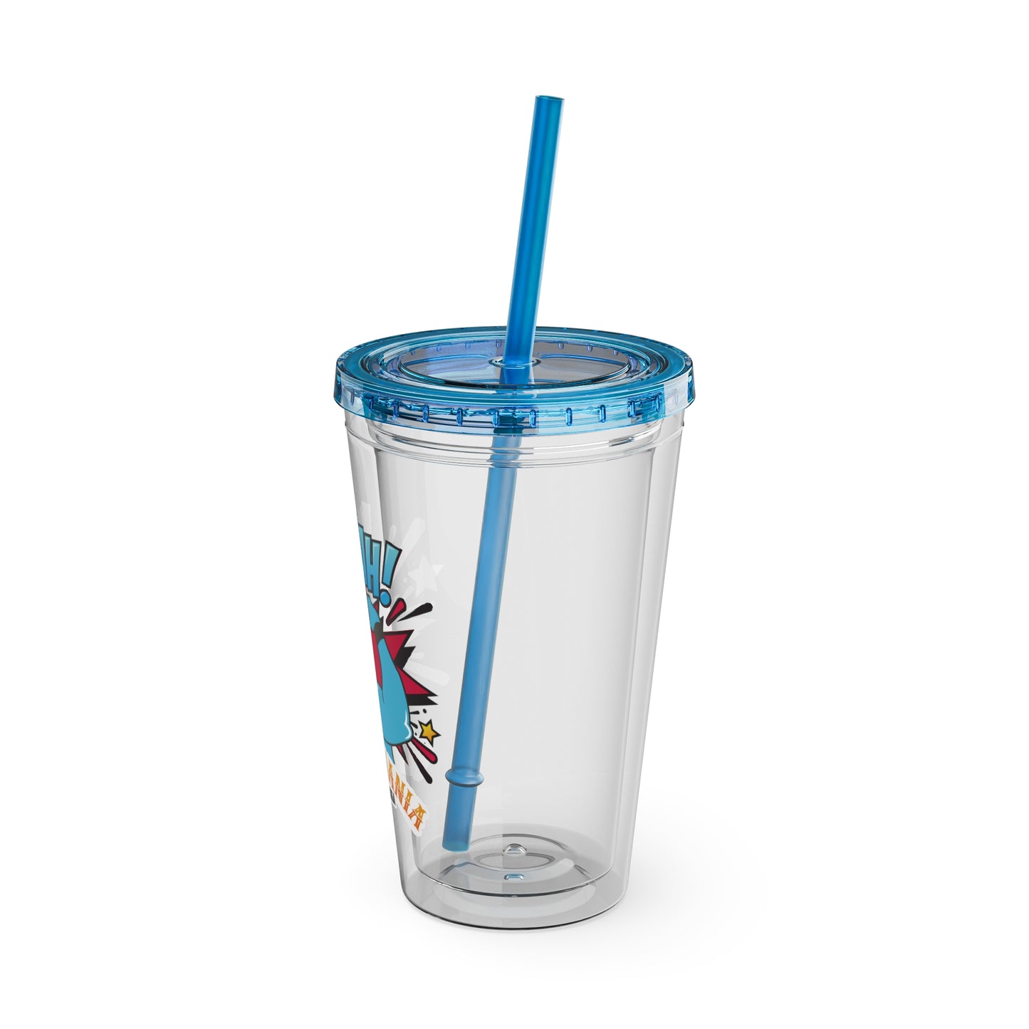 Sunsplash Tumbler with Straw, 16oz