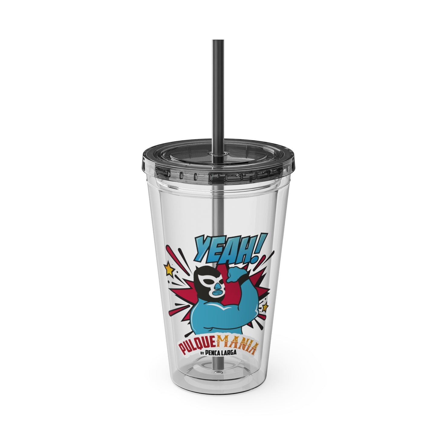 Sunsplash Tumbler with Straw, 16oz