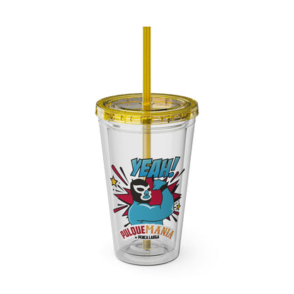 Sunsplash Tumbler with Straw, 16oz