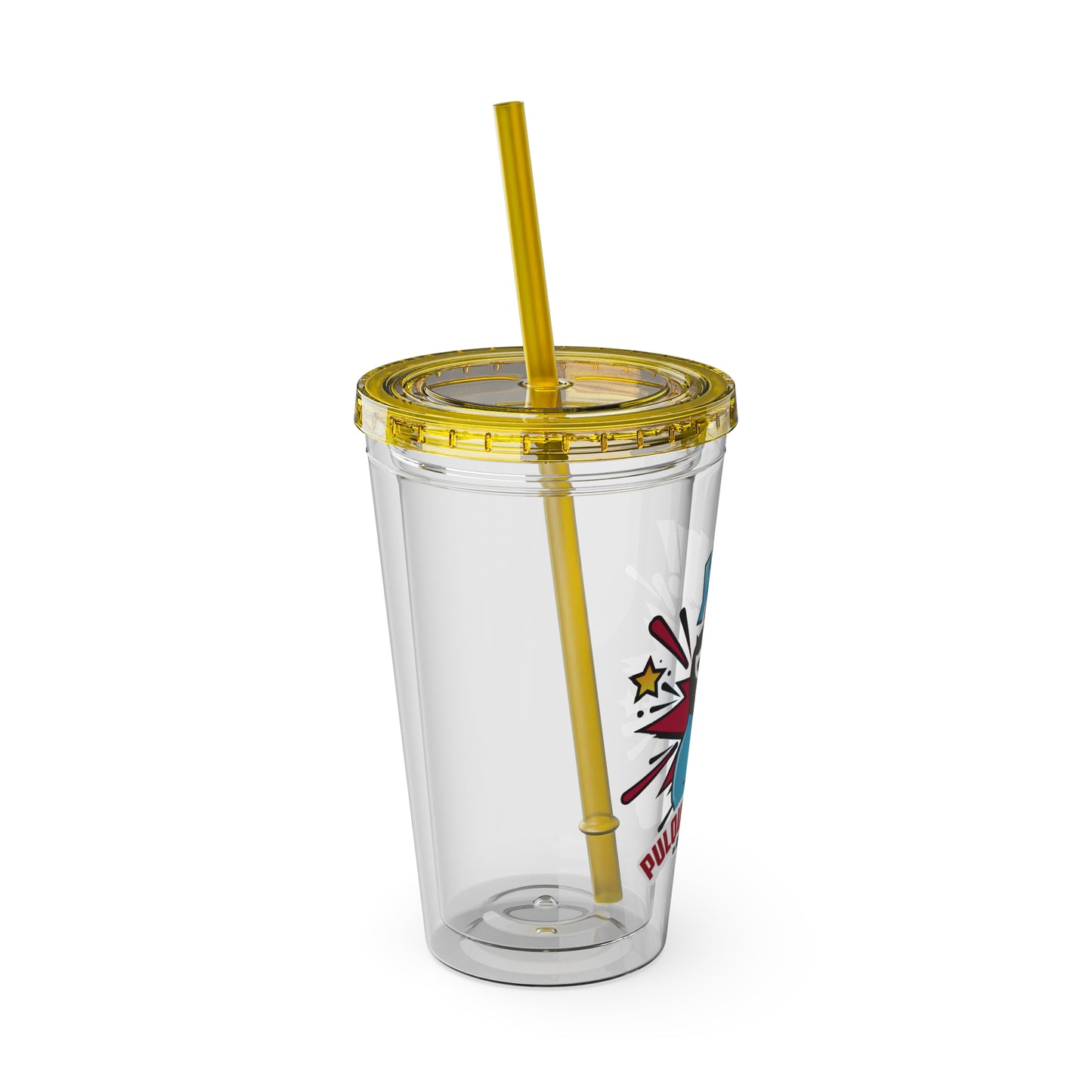 Sunsplash Tumbler with Straw, 16oz